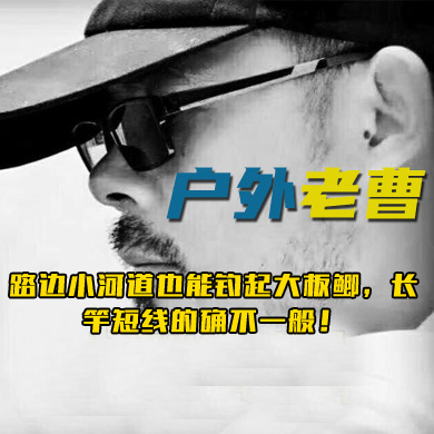 户外老曹 路边小河道也能钓起大板鲫，长竿短线的确不一般！